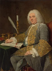 Portret van Jean-Gabriel du Theil bij de Ondertekening van het Verdrag van Wenen
