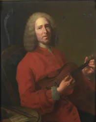 Portret van de componist Jean-Philippe Rameau 1683-1764, 1728