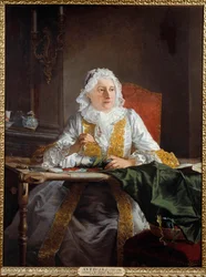Portret van Madame Antoine Crozat, Markiezin van Chatel