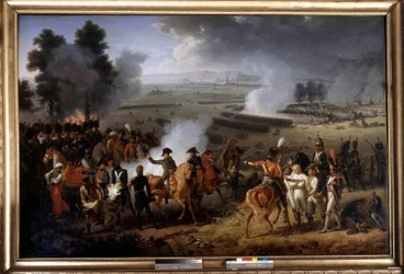 De dood van generaal Charles Antoine Desaix de Veygoux (1768-1800) in de Slag bij Marengo op 14/06/1800