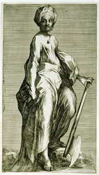 Sint Matthias, ca. 1600-1616 (ets & gravure)