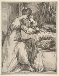 De zelfmoord van Portia, 1612-16.