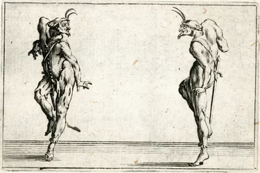 Caprices van verschillende figuren