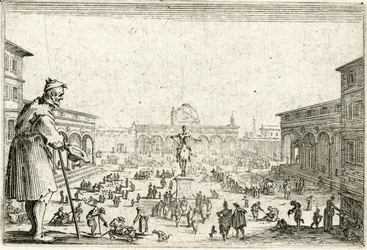 Caprices van verschillende figuren