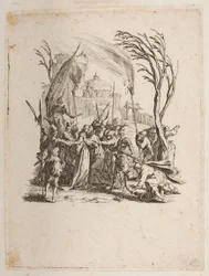Christus overgeleverd aan de Joden, nr. 4 van 11 uit La Petite Passion