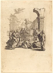 Christus wast de voeten van de apostelen