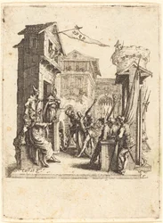Christus voor Kajafas, ca. 1624-1625