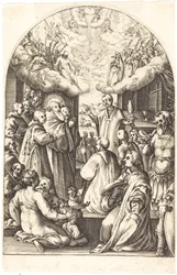 De dood van Sint Benedictus