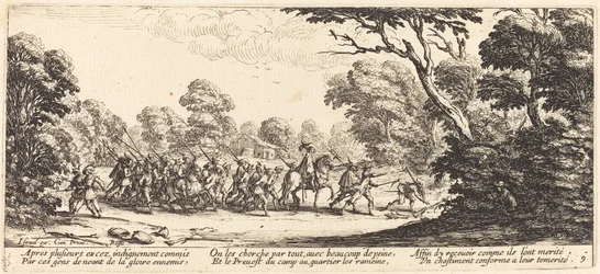 Ontdekking van de criminele soldaten, ca. 1633