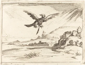 Adelaar verliest een oude veer, 1628