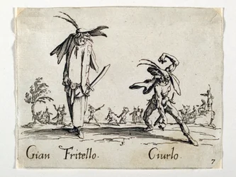 Gian Fritello en Ciurlo, figuren uit de Commedia dell