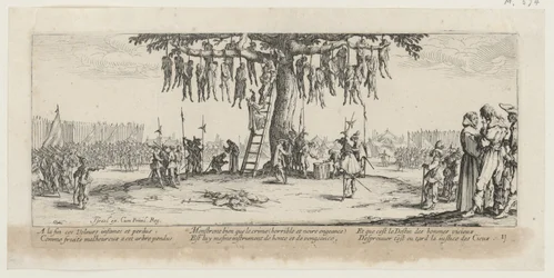 Opstelling, blad 11 van de serie „De gruwelen van de oorlog“
