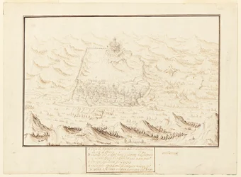 Isometrisch uitzicht op Torra de Ottaggio