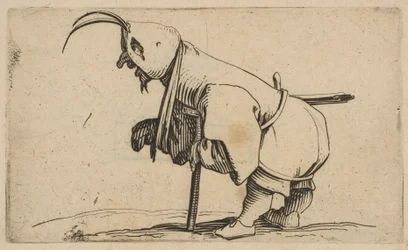 De bedelaar met een kap, uit Varie Figure Gobbi