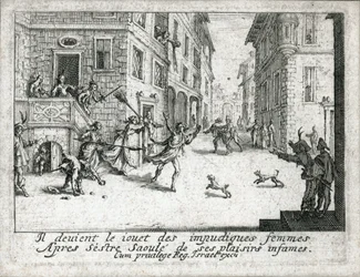 Het leven van de verloren zoon ... (gravure)