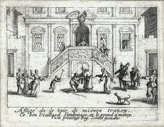 Het leven van de verloren zoon ... (gravure)