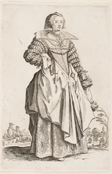 Dame met een Brede Kraag, uit de serie 