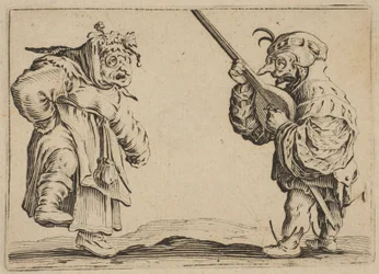 Les Danseurs au Luth, uit Les Caprices Serie B, The Nancy Set, 1617-20