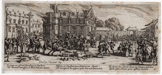De ellende en tegenspoed van de oorlog ... (gravure)