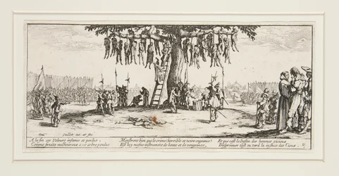De grote ellende van de oorlog: No. 11 - De ophanging