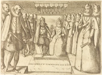 Ontmoeting van Margaretha van Oostenrijk en Filips III