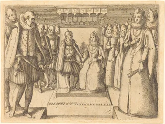 Ontmoeting van Margaretha van Oostenrijk en Filips III, 1612