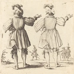 Officier met Pluim, Van Achteren Gezien