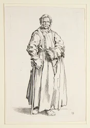 Eenogige vrouw, uit De Bedelaars (La borgnesse)