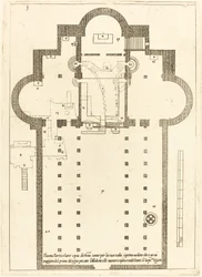 Plan van de Kerk van de Heilige Kribbe