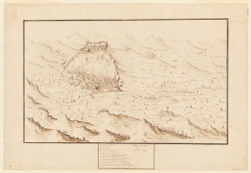 Planometrisch uitzicht van Gani