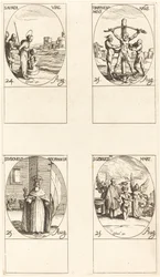 St. Aurea, St. Bartholomeus, St. Louis, St. Genesius