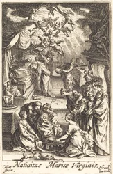 De geboorte van de Maagd, in of na 1630