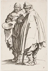 De blinde man en zijn metgezel, nr. 9 uit de serie De bedelaars
