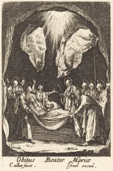 De begrafenis van de Maagd, in of na 1630