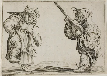 De dansers met de luit, uit De Caprices