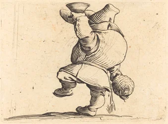 De Drinker, Achteraanzicht