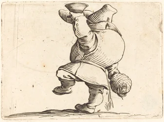 De drinker, achteraanzicht