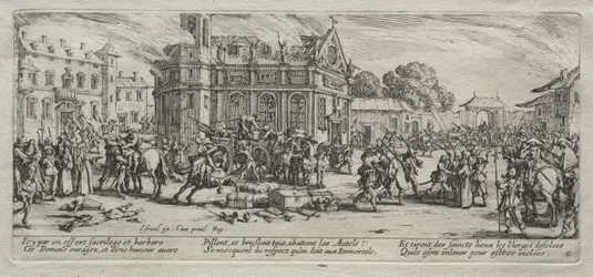 De Grote Ellende van de Oorlog: Verwoesting van een Klooster