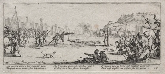 De Grote Ellende van de Oorlog: Het Vuurpeloton
