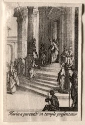Het Leven van de Maagd: De Presentatie van de Maagd in de Tempel
