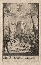 Het Martelaarschap van de Apostelen: St. Johannes de Evangelist