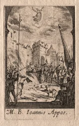 Het Martelaarschap van de Apostelen: St. Johannes de Evangelist