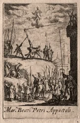Het martelaarschap van de apostelen: St. Peter