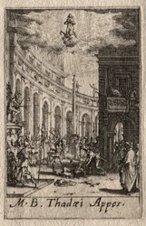 Het Martelaarschap van de Apostelen: St. Thaddeus