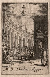 Het Martelaarschap van de Apostelen: St. Thaddeus