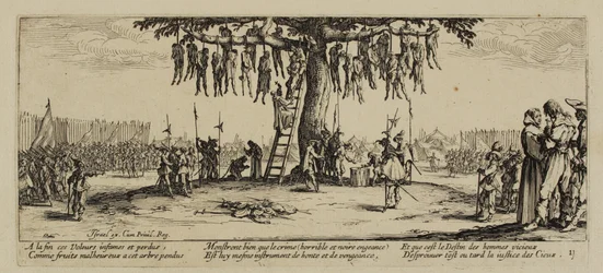 De Ellende van de Oorlog, Nr. 11. De Ophanging, 1633