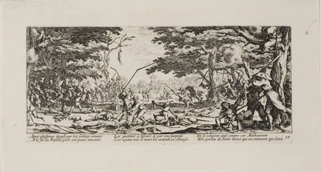 De Boeren wreken zich, plaat zeventien uit De Ellende van de Oorlog