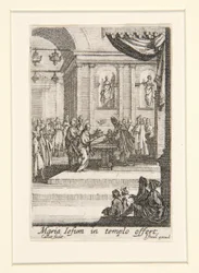 De presentatie van Christus, nr. 10 van Het leven van de Maagd