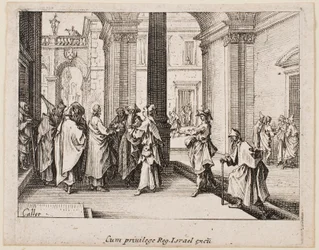De belastingpenning, uit de serie „Het Nieuwe Testament“