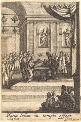 De Maagd Presenteert Jezus in de Tempel